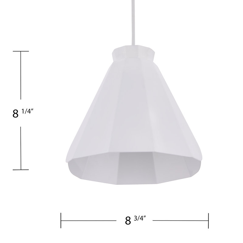 Aries 1 - Light White Single Pendant