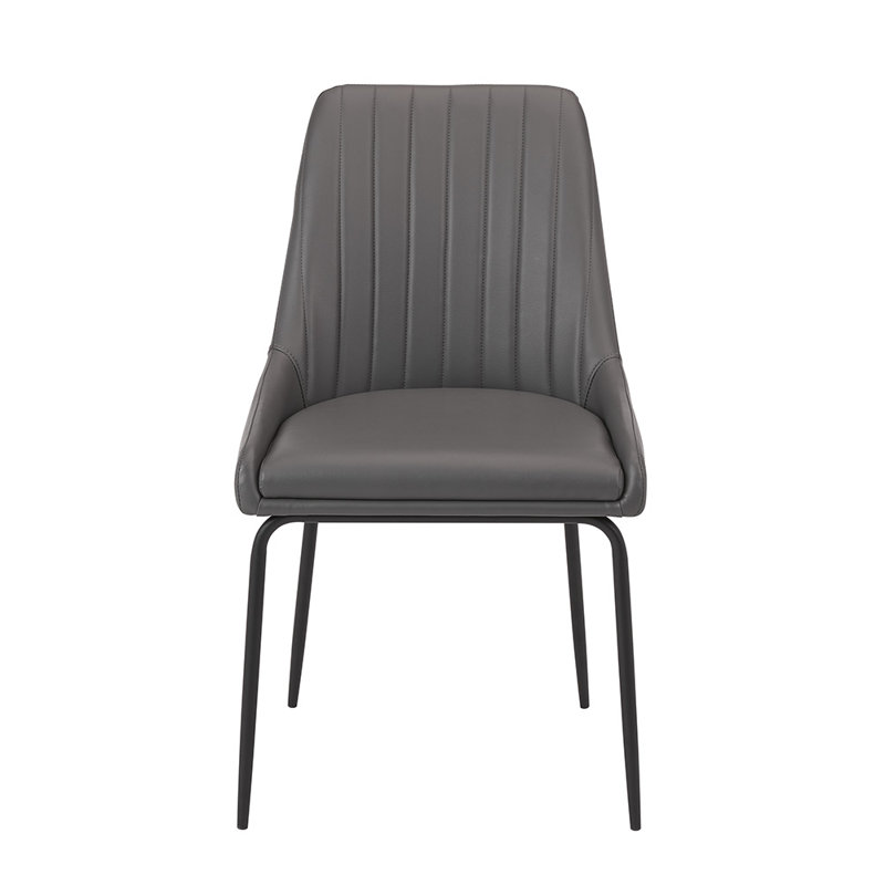Chaise d'appoint grise Hackler