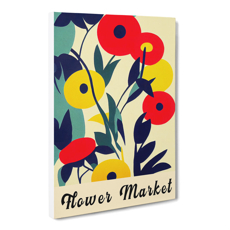 XMKTMKT-1 1970 Flower Market Exhibition No.1 - Wrapped Canvas Print, 50cm H x 35cm W x 3cm D