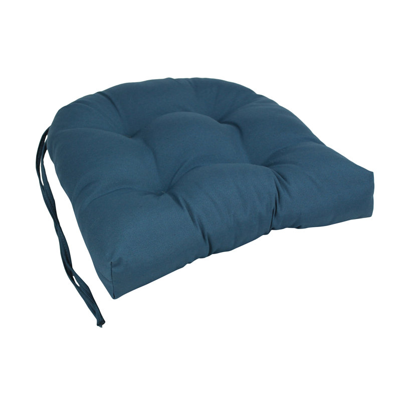 Outdoor 3.5'' Dining Chair Seat Cushion, Indigo