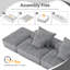 Canapé modulaire Boneless-674746416
