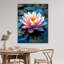 Art mural en verre trempé Water Lily-122033806