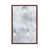 Classic Brown Wood Floater Framed