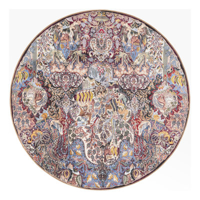 Mckinleigh Performance Chenille Floral Indoor Rug