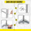 Table de travail en acier inoxydable - Table de préparation de cuisine commerciale et domestique à base ouverte, roues optionnelles ou pieds fixes-1607123274