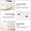 Commode blanche 47 tiroirs 47,6 po Farmhouse
