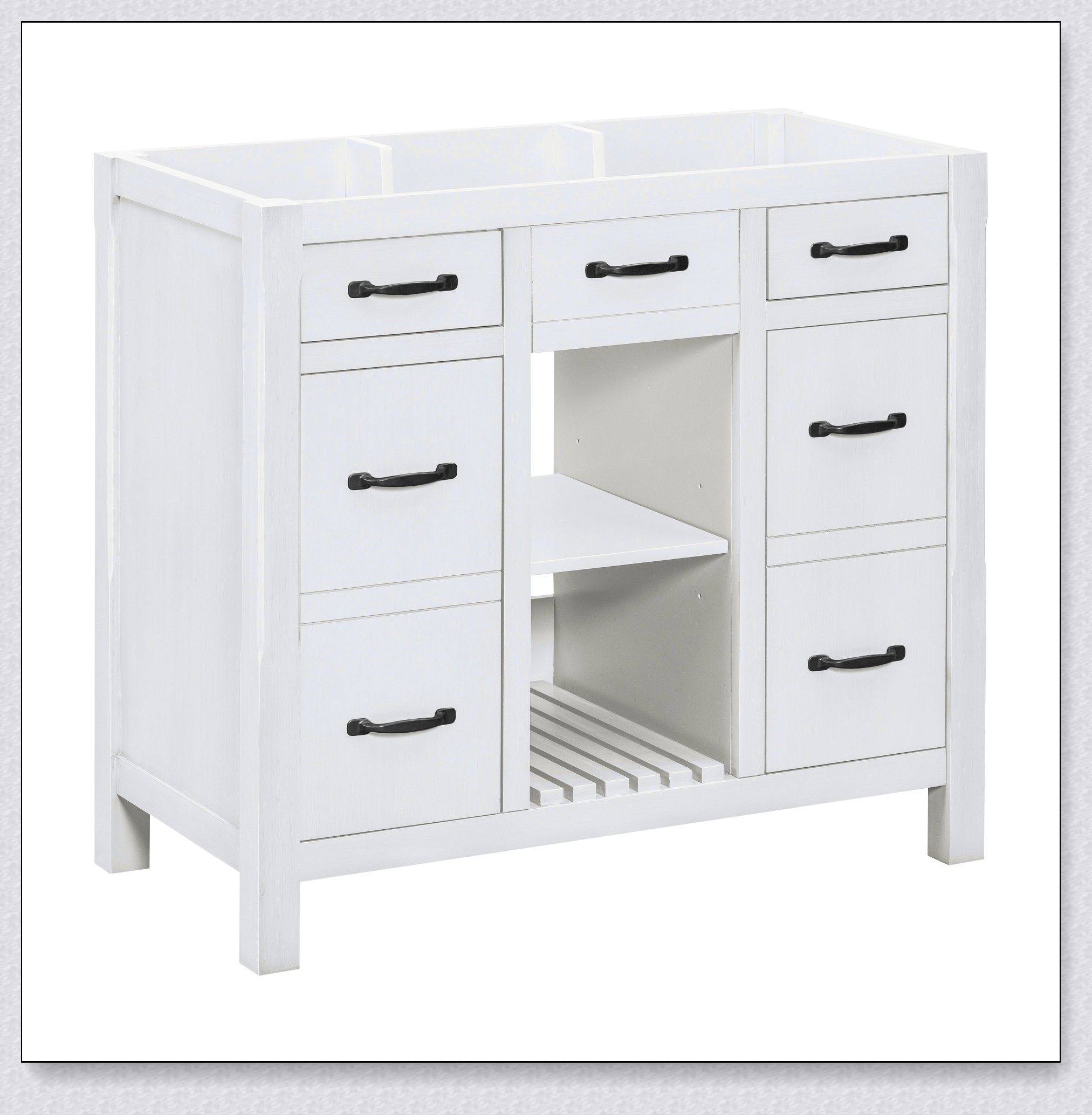 Red Barrel Studio® 36''Bathroom Vanity Without Sink,Modern Bathroom ...