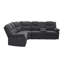 Fauteuil inclinable manuel de 94,4 po Modern Canapé avec boîte de rangement et deux porte-gobelets