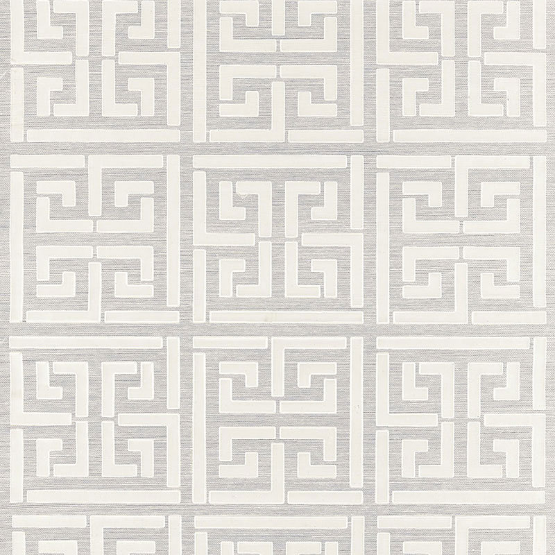 Papier peint grec en sisal, Argent