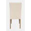 Chaise d'appoint rembourrée crème Averie