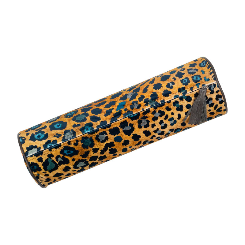 Ardmore Velvet Bolster Pillow, Midnight