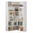 Corner Bookshelf With Baffles, 6 Tier Large Corner Shelf Storage Display Rack For Living Room Home Office-679688697