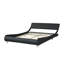Structure de lit plateforme tapissier, aucun sommier requis, assemblage facile