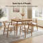 Burton Metal Base Dining Table