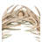 Jamesena Antler Oval Wall Mirror
