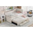 Upholstered Daybed With Trundle And Three Drawers-966682072-966682071