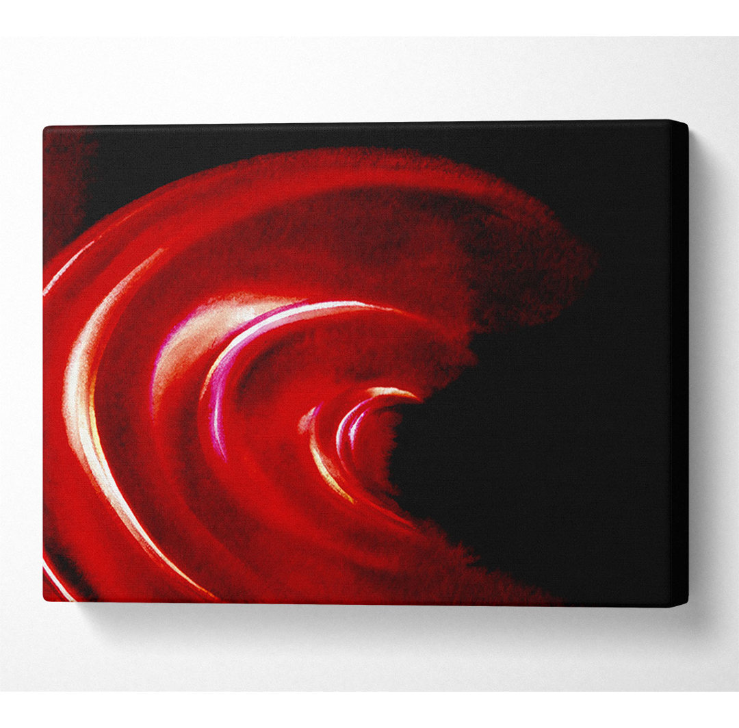 Rote Galaxie Twist - Druck