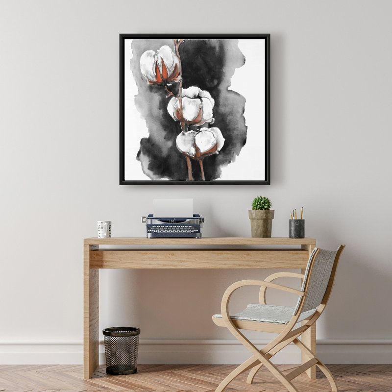 «Watercolor Cotton Flowers»
