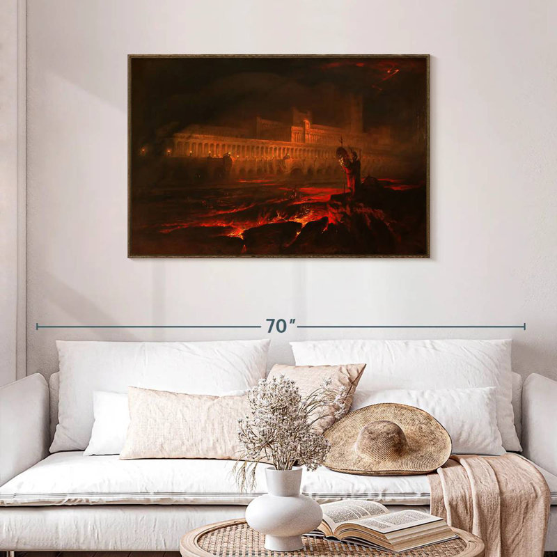 Le Pandemonium, Cadre flottant noyer, 43 po x 29 po