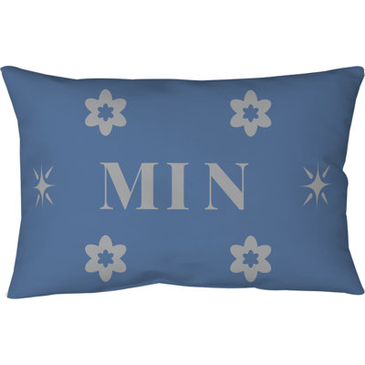 Coussin d'extérieur soufflé et fermé Minneapolis Basketball Colors Green 20 po x 14 po