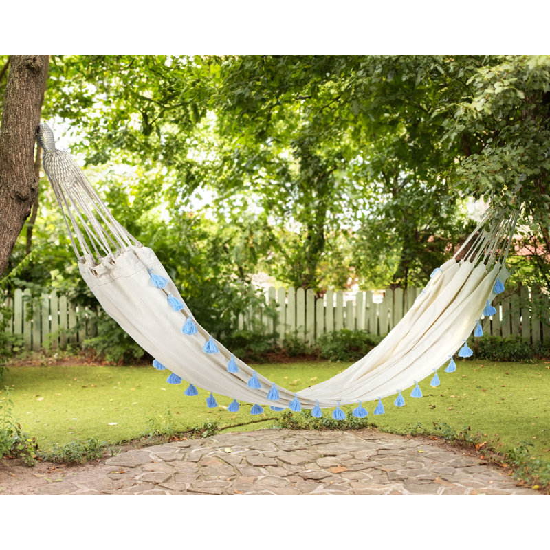 Hammock VERCELLI Cotton, Beige/Light Blue