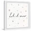 I Love Snow - Single Picture Frame Print-1029419363
