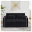 Velvet Pull-out Sleeper Sofa Bed, Adjustable Back and with USB Pport, swivel phone stand-938975603-912425516