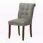 Ensemble de chaises de salle à manger en bois massif et gris Zoe H 37,05 po x l 19,09 po x P 24,85 po