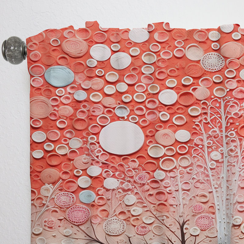 Laci Coral Reef Barrier Impression II - Nautical Curtain - Velvet Room Darkening - 1 panel, 52" W x 95" L