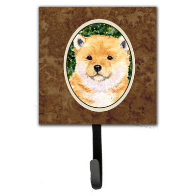 Porte-laisse shiba et crochet mural shiba