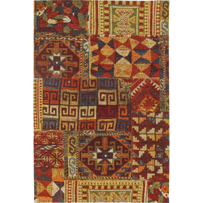Seltzer Patchwork Hand Woven Area Rug