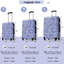 Valise à roulettes 3 pièces Hardshell avec valise TSA-132975429