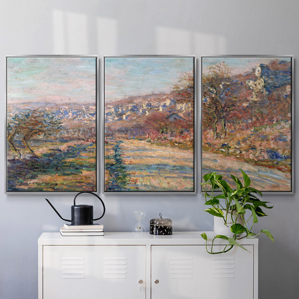 Wrought Studio Monet - Multi Piece Framed Canvas_580MONETC | Wayfair