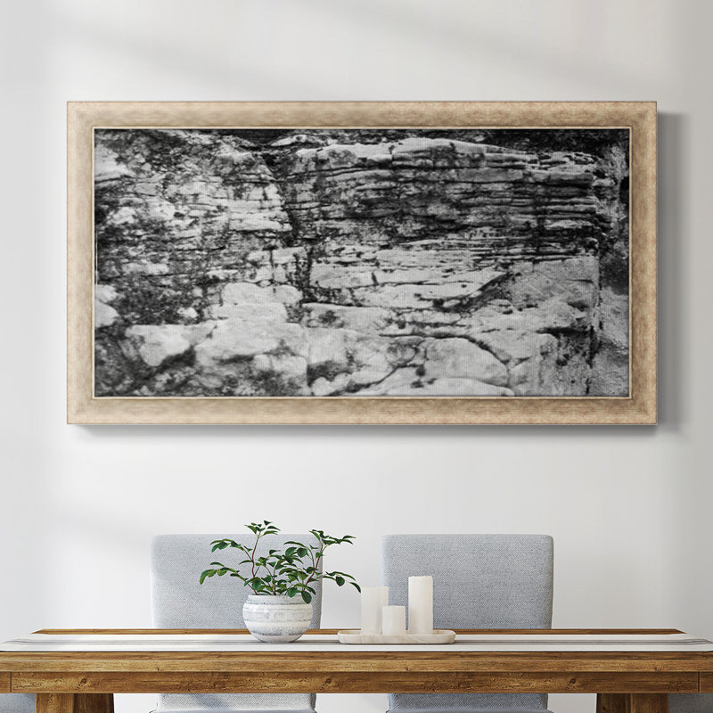 Found Textures XVIII sur toile de qualité supérieure - prête à être accrochée, H 25 po x l 45 po x P 1,25 po
