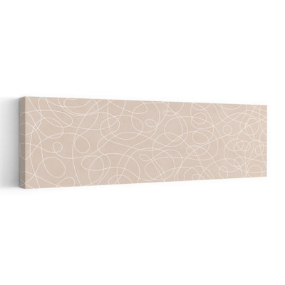 «Neutral Abstract Lines Abstract Contemporary Elegant Art mural»