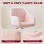 Chaise de bureau en velours Vanity Chair-129929495
