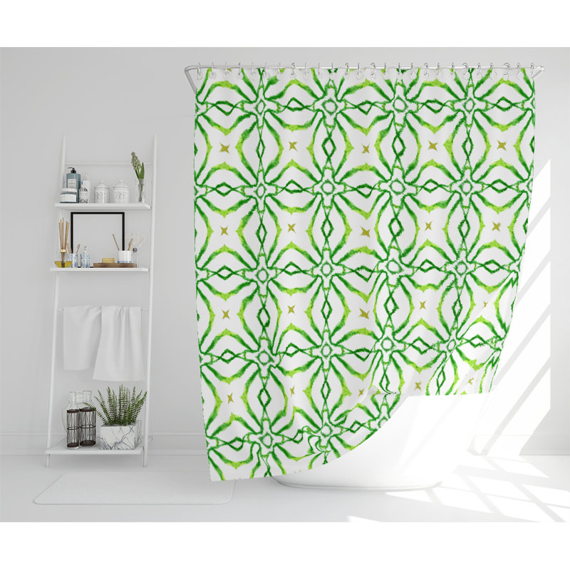 Broomhedge Polyester Shower Curtain Set