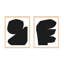 Study in Black. Set of 2 by Michael Kempen - 2 Piece Single Picture Frame Print Set-1587339168-1587339175