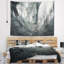 Tapisserie «Landscape Vintage Forest» remplie de brouillard-28504059