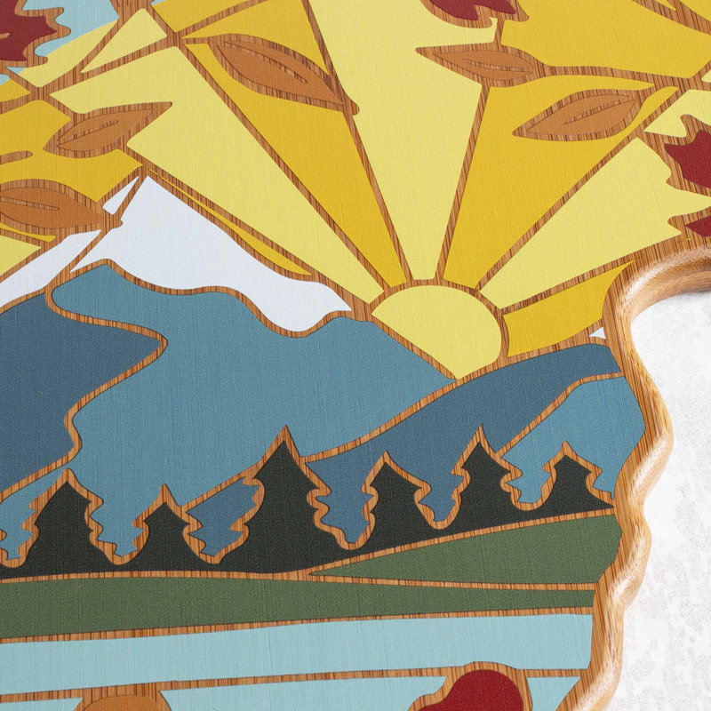 Vermont Cutting & Serving Board with Artwork by Summer Stokes