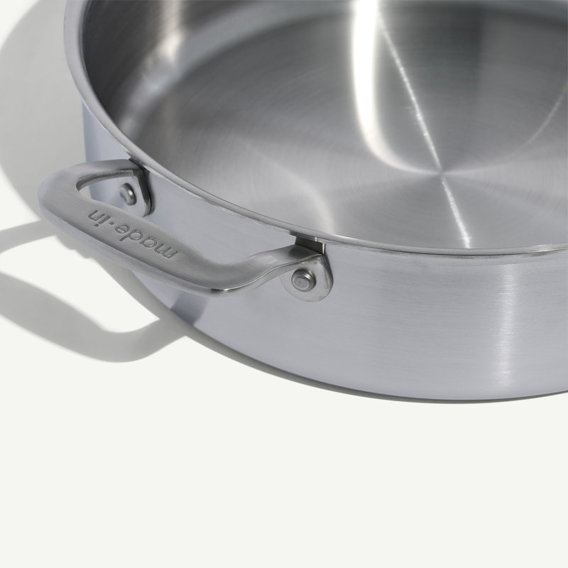 Stainless Clad 10 qt. Rondeau with Lid, 6 Qt.