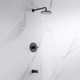 Rainfall Pressure-Balanced Tub and Shower Faucet with Rough-in Valve