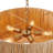 5-light Rattan Shade Pendant Light
