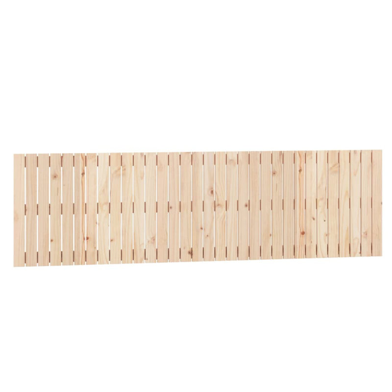Wall Headboard Solid Wood Pine, 60cm H x 204cm W x 3cm D