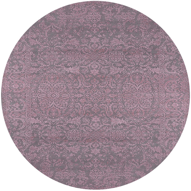 Moroccan Indoor Rug, Round 4'