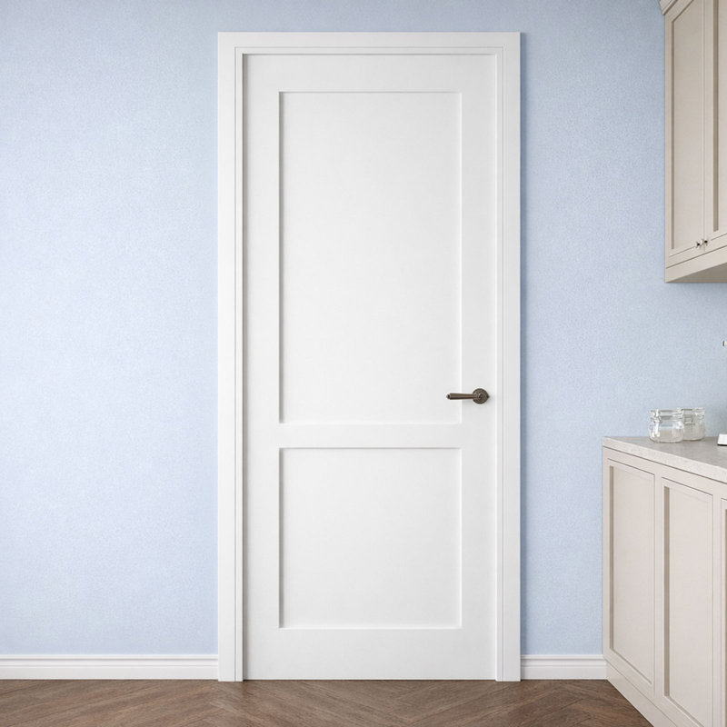 Panneau de porte intérieur peint 80 po. X 80 po + 3/8 po 2 panneaux centraux, 30 po x 80 po