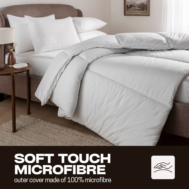NightComfort Microfibre Duvet 4.5 Tog, Kingsize