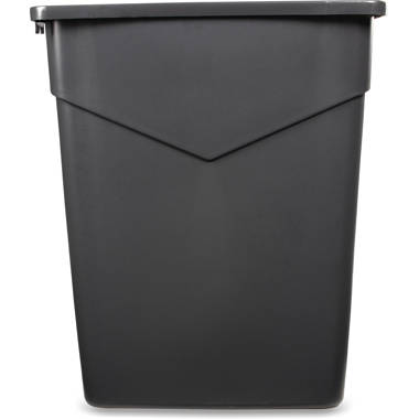 Rubbermaid Commercial Products Brute Step-On Rollout Trash/Garbage Can/Bin  with Wheels, 32 GAL, for Restaurants/Hospitals/Back of