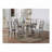 Wood Top Dining Table With Trestle Base