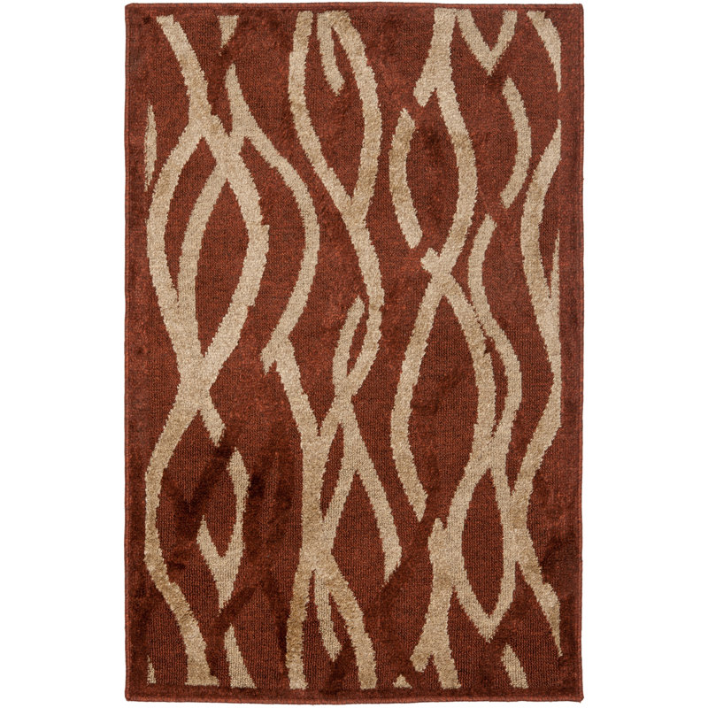 Solei Kashmir Performance Abstract Rug, Rectangle 3' x 5'